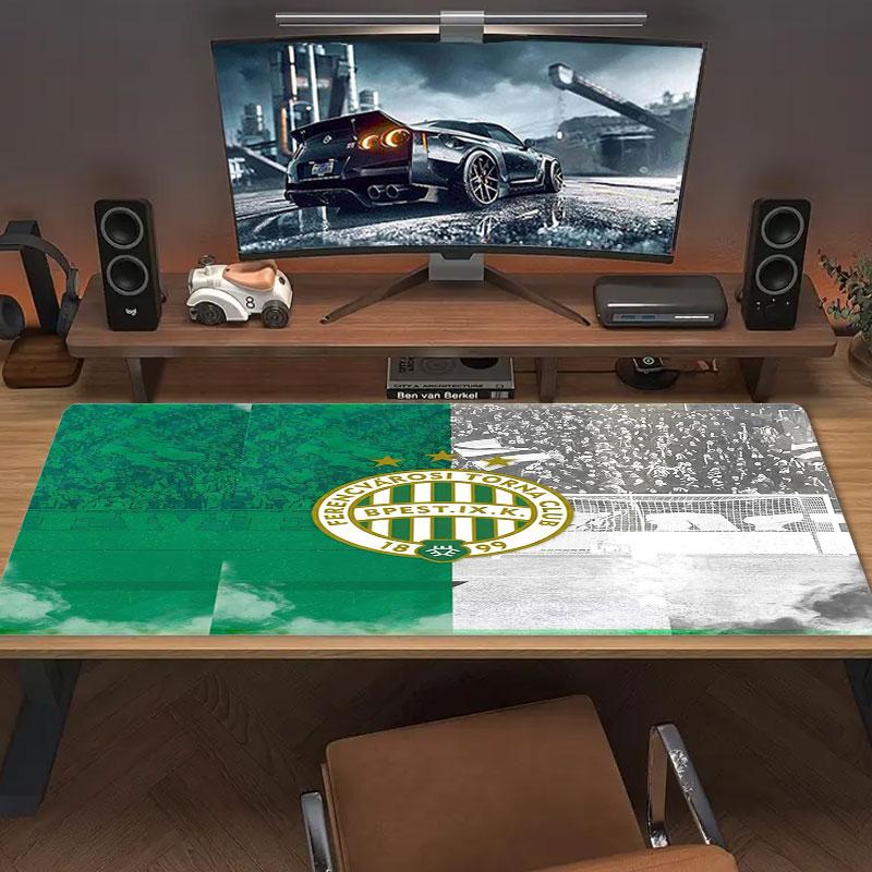 Ferencvárosi Torna Club Large Size Mouse Pad Large Gaming Table Cushion Non-slip Laptop Tablet Big Mousepad XXL Mat Mini PC Playmat With Lock edge