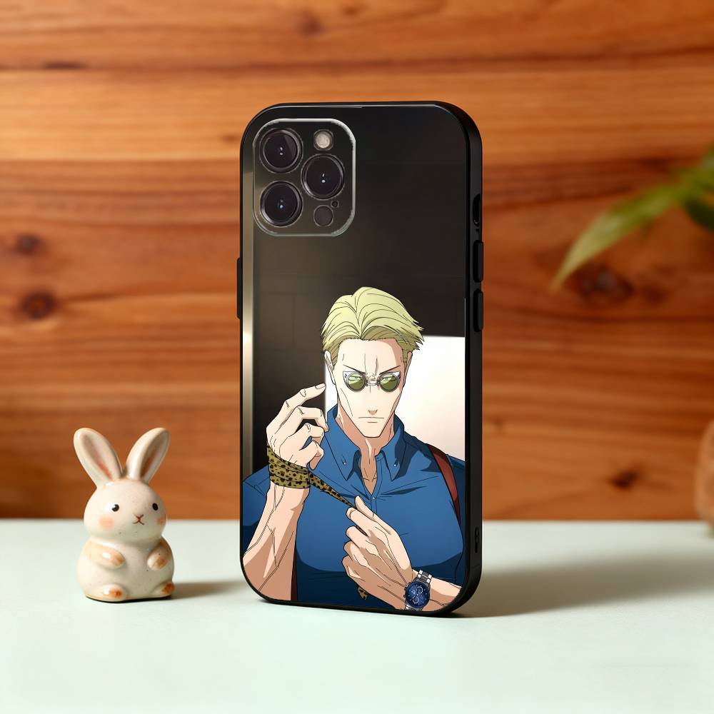 Anime K-Kento N-Nanami Phone Case For iPhone17,16,15,14,13,12Plus,Pro Max,XS,5G Soft Silicone Black Cover