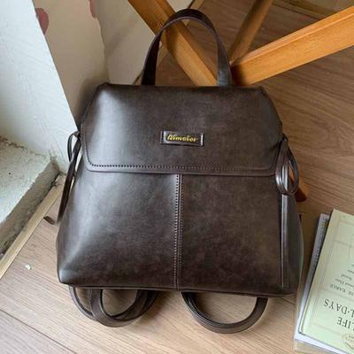 Large Capacity Retro Commuter Backpack Bag Women's New Niche Leisure Travel Backpack Class Bag