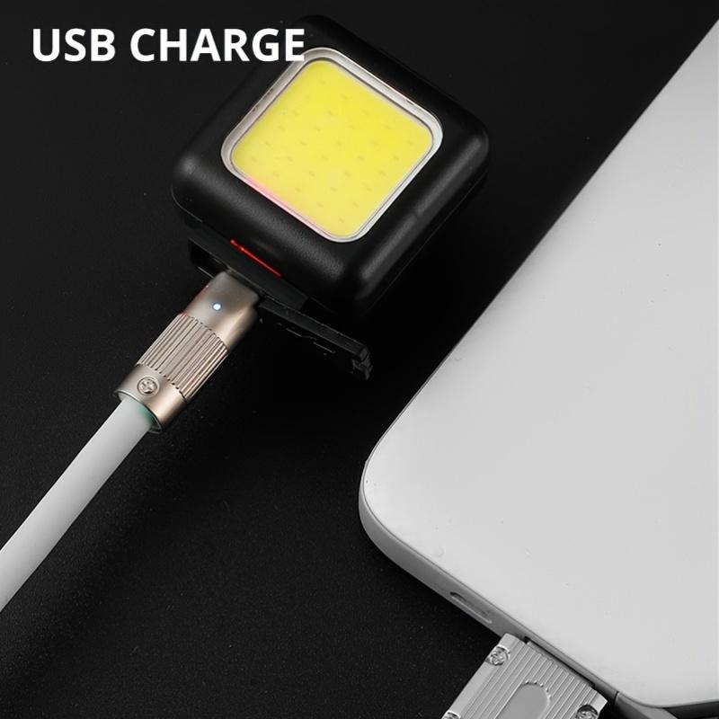USB Rechargeable Bike Light Set, White Front & Red Rear LED Bicycle Lights, Portable Safety Flashlight for Cycling