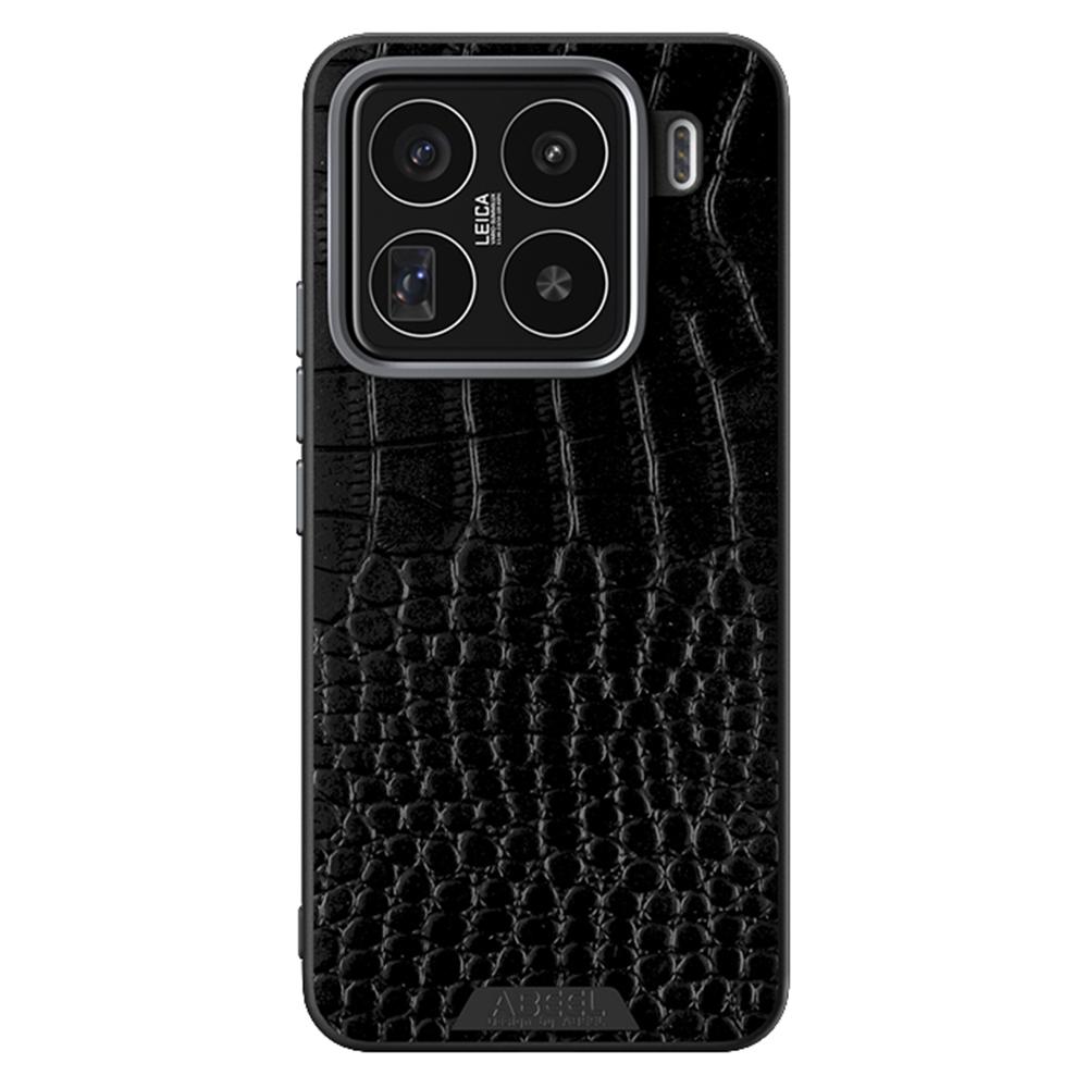 ABEEL For Xiaomi 15 Pro Magnetic Case Crocodile Texture Micro-Embossing Back Cover