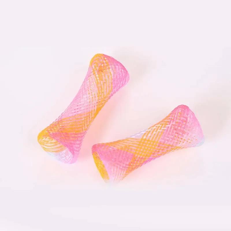 Pet Interactive Bounce Spring Sticks, Multi-color Foldable Tubes, Entertainment Toys for Kitten Hunting & Jumping