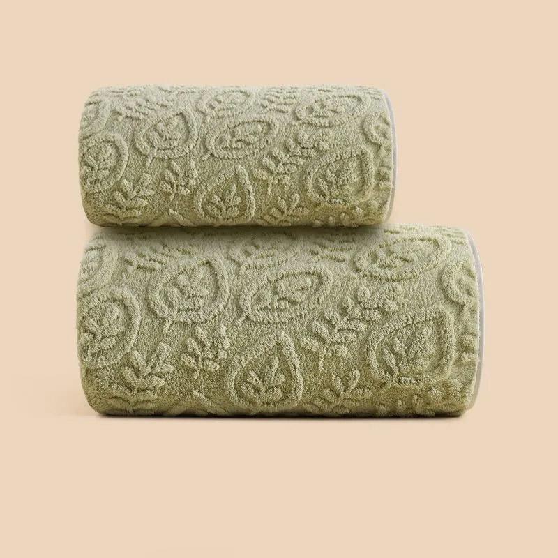 1/2PCS Bath Towel Cotton Extra Large Long Thick Quick Drying Towel Absorbent Soft Plush Towel Bathroom Towel Wrap Set