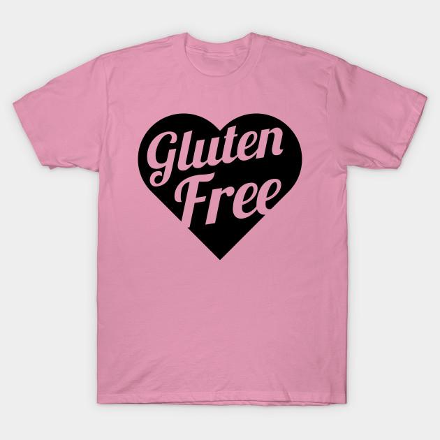 T Shirt Women Gluten Free Heart T Shirt Harajuku Print Kawaii Tshirt Summer Short Sleeve Female T-Shirt Top Tee