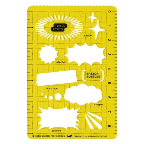 Hobonichi Techo (planner), Hobonichi templates, speech bubbles, planner accessories.