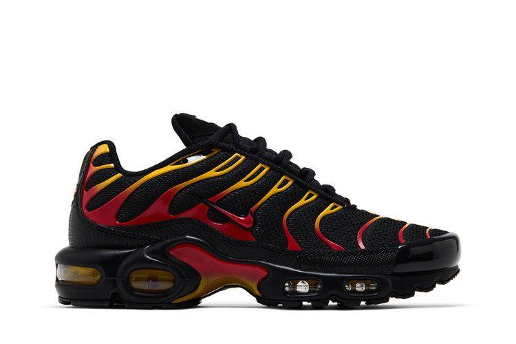 Nike Air Max Plus Negro Dorado Universitario Rojo
