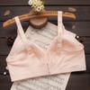 New Bra Middle-aged and Elderly Steel-rimless Bra Large Size Thin Big Chest Thin Sponge-free Mother Bra