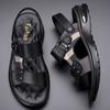 New Men Shoes Summer Fashion Sandals Air Cushion Genuine Leather Slipper Youth Outdoor Soft Sole Beach Shoes
