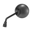 Motorcycle Plastic Shell 10mm Thread Diameter Rear View Rearview Mirror Pair