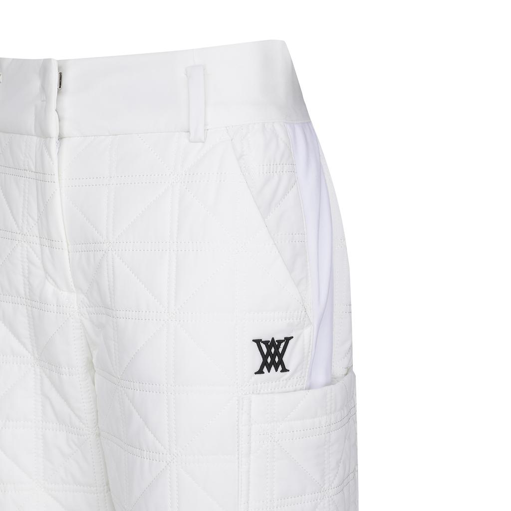ANEW GOLF W Thinsulate Quilting Ponit Jogger L/Pt_Wh