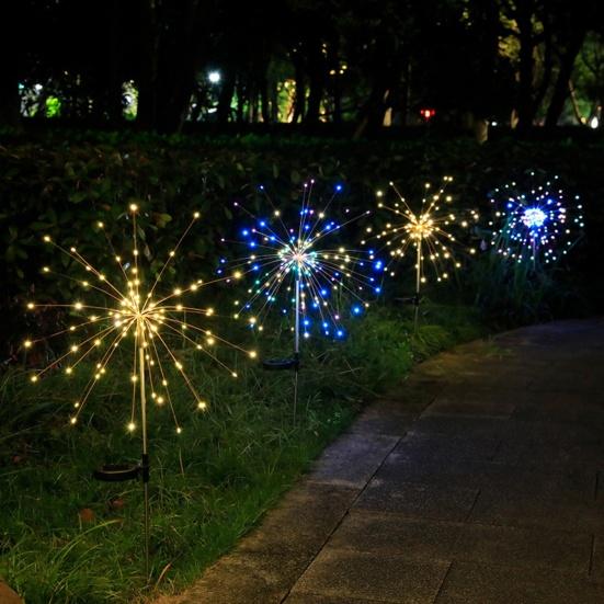 Solar Garden Lamp Waterproof IP65 Remote Control 8 Modes 200