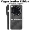For OPPO Find X9 Ultra Vegan Leather Edition Case Aramid Carbon Fiber Case Magnetic MagSafe Ultra Thin Lightweight Cover