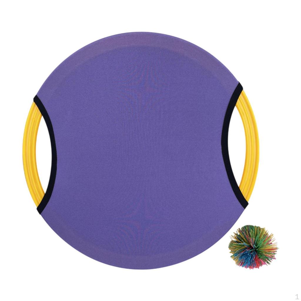 Trampoline Paddles Disc, Trampoline Paddle Ball Set with 1 Bouncy Paddle & 1 Ball