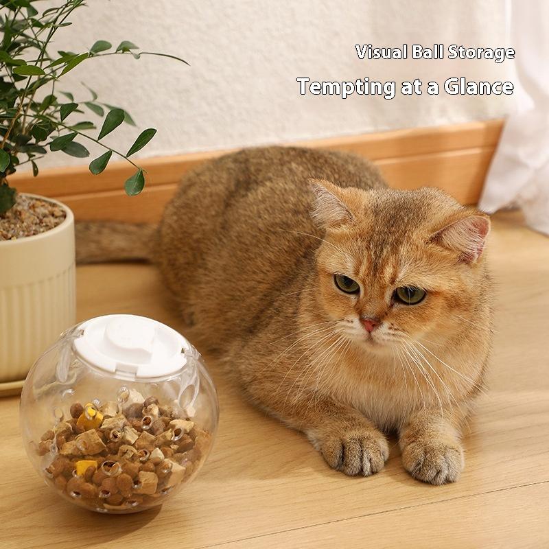 New Pet Tumbler Leaking Food Toy Rabbit Leaking Food Ball Cat Toy Cat Dog Educational Self-hi Toy