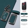 Car Key Case Cover Zinc Alloy Leather For Toyota Prius 30 Alpha Aqua Land Cruiser Auris For Lexus Lc 200 2012-2014 Parts Keychai