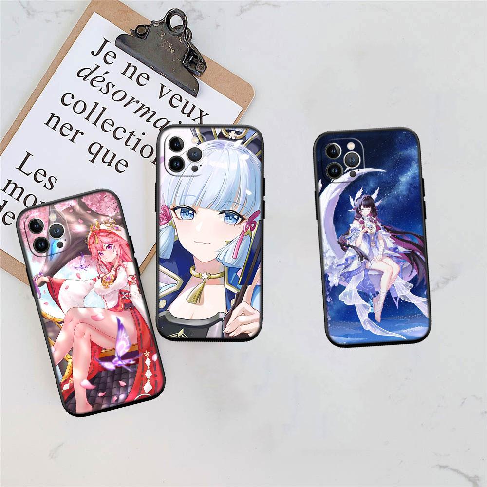 AQ58 Genshin Impact Soft Shell Phone Case for OPPO A40 A60 A80 A15 A16 A16K A12 A17 A17K A54 A54S A53 A53S A55 A56 A57 A98 F23