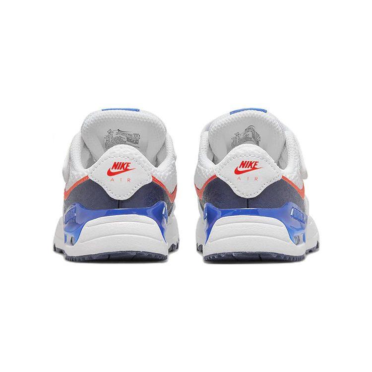 Nike Air Max SYSTM Cushioning, Wear Resistant Low top Toddler Shoes White Blue Infant And Toddler DQ0286-101