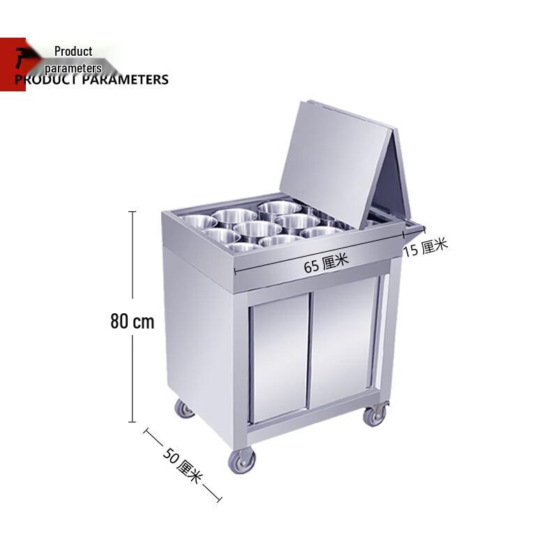 XISENCHU Stainless Steel Multi-functional Seasoning Cart