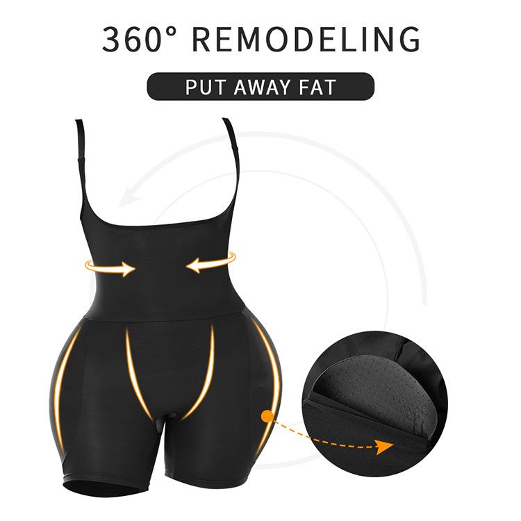 Thickened Padded Hip & Butt Enhancer Bodysuit, Tummy Control Full Body Shaper