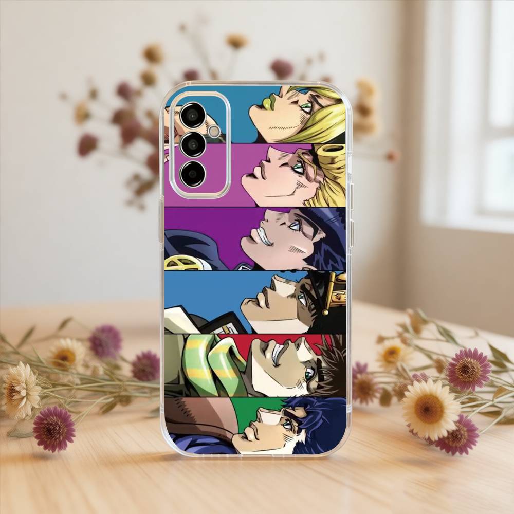 

JoJo s Bizarre Adventure Phone Case For SamsungA10,12,20,21S,30,31,40,50,51,52,70,71 Transparent Cover Samsung a30 a20