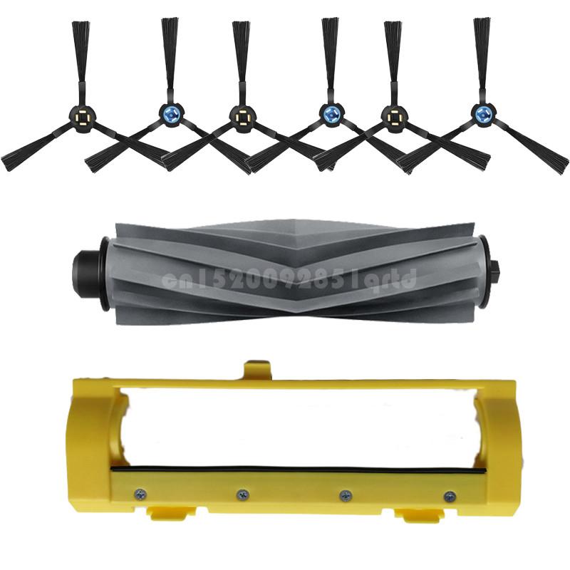 Rollen-Hauptbürstenabdeckung Seitenbürste für DEXP LF-800 Ilife A9s A7 A80 Plus A10s L100 Silvercrest SSRA1 SSR1 Staubsaugerteile