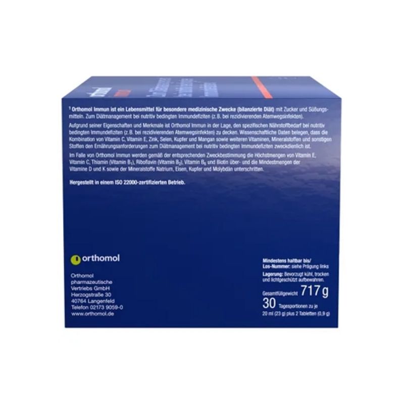 Orthomol Immune Liquid + Tablets 30-Day Supply