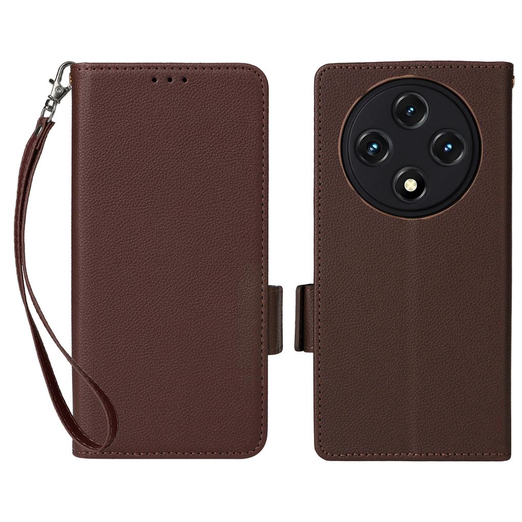 PU-Lederhülle mit Handschlaufe für Umidigi G100A/G100 5G/G100 Litchi-Textur Brieftasche Handyhülle