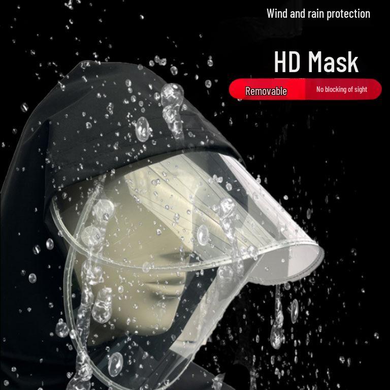 Sturmfester Regenmantel & Hosen Set: Unisex, Ganzkörper, Elektrofahrzeug-freundlich, Wasserdichtes Poncho