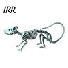 Detailed Bone Texture Ornaments Halloween Animal Skeleton Figurine, Realistic Crow Rat Scorpion Props for Haunted Durable Plastic Skull Set