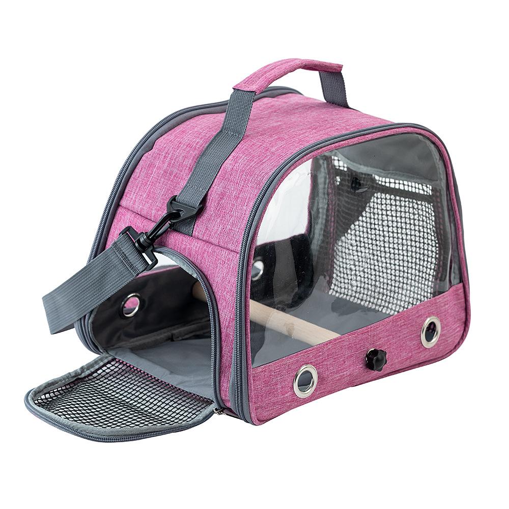 Přenosná skládací cestovní taška pro ptáky, křečky, králíky a malá domácí zvířata