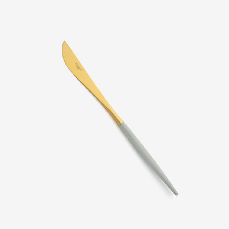 Orphan Light Gray Gold Dinner Knife