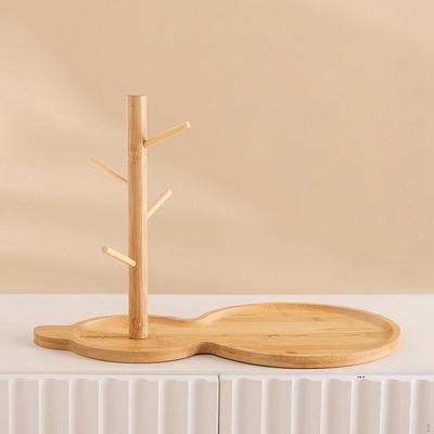Elegant Wooden Jewelry Stand for Organizing Trinkets and Accessories