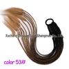 Coda di cavallo intrecciata con dreadlock in stile etnico per bambini