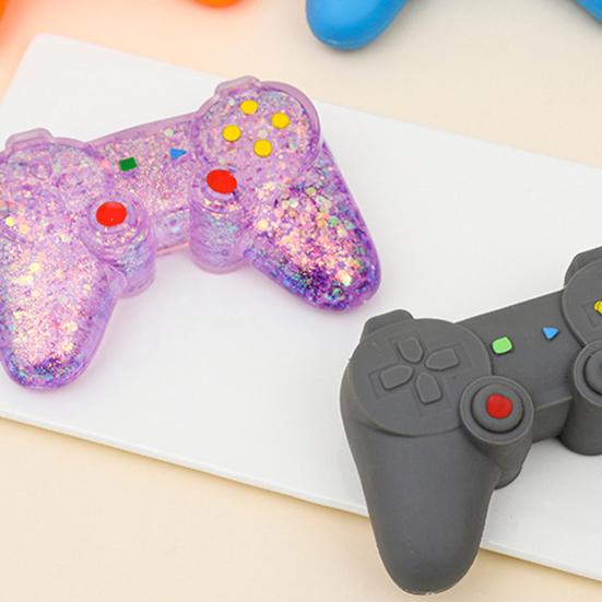 Game Controller Squeeze Toy Stress Relief Mini Gamepad Sensory Toy Anti-Anxiety Soft Stretch Decompression Hand Exercise Toy