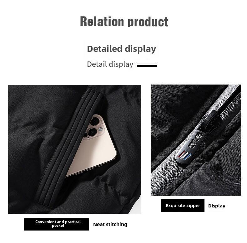 Men's Winter Fleece Down Jacket