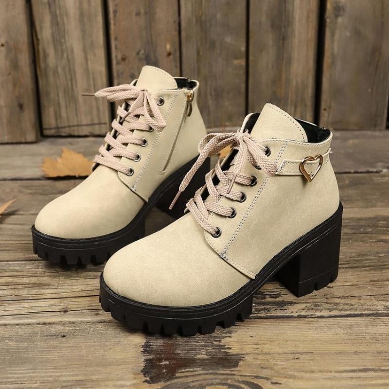 Fashion Women 2024 New Spring Winter Trend Outdoor Comfortable Boots Women Casual Designer Fashion Lace-up Outdoor Boots Shoes for Women