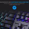 104 Keys Wired Keyboard RGB Colorful Gaming Keyboard Mechanical Feel keyboard Standard Keyboard for Windows Laptop Computer