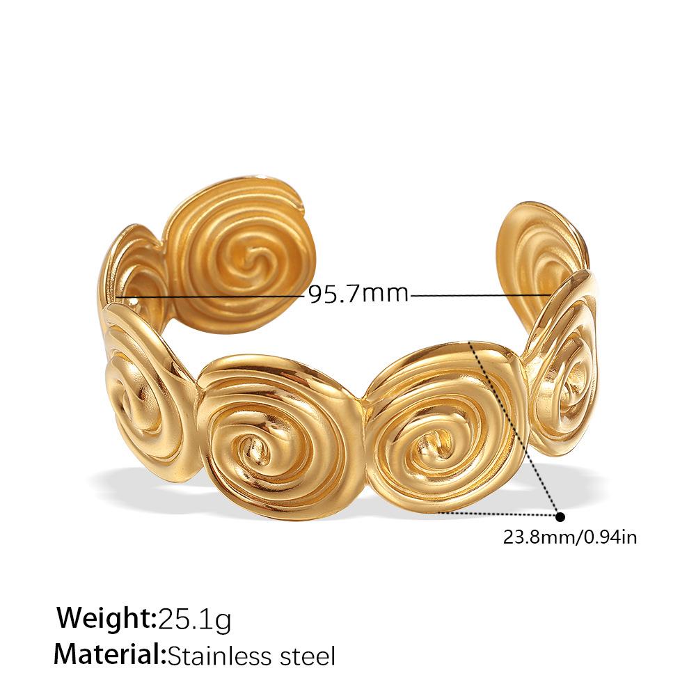 Неправильный нитяной браслет преувеличенное чувство дизайна популярный изысканный браслет браслет с покрытием из 18-каратного золота