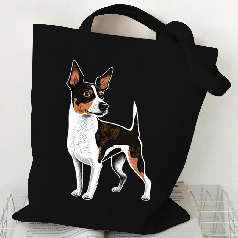 

Женские сумки Сиба-ину Корги Пудель Бигль Животное Собака Серия Холщовая сумка-тоут Модная забавная сумка для любителей собак Подарок для дам