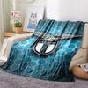 1PC Lazio Print Flannel Blanket, High Quality Comfortable for All Seasons, Home Decor, Warmth and Comfort, Perfect for Christmas Gifts