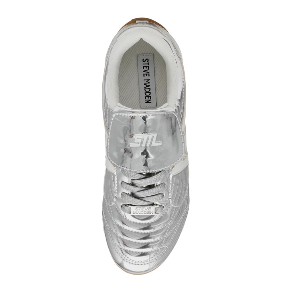 Steve Madden Womens/Ladies Metallic Trainers