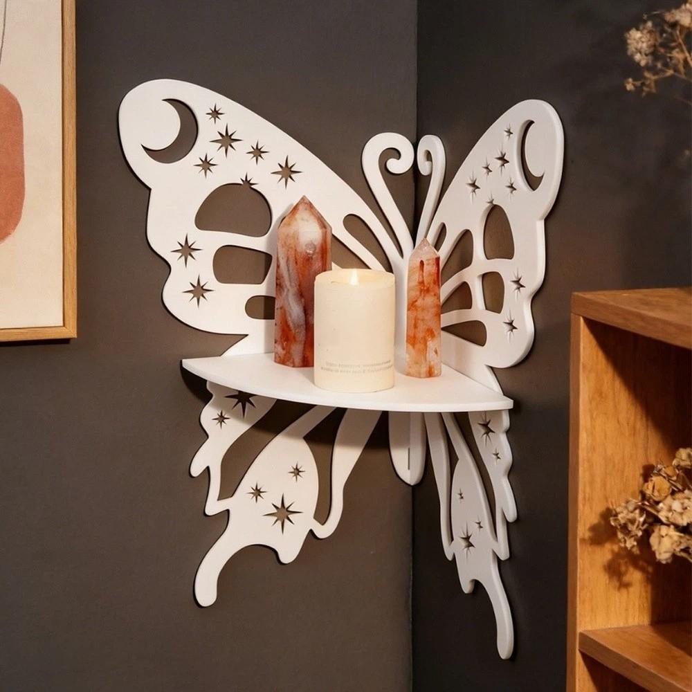 Floating Wall Mounted Shelf Plastic Wall Hanging Decor Christmas Decoration