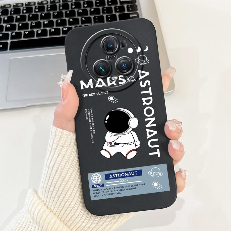 For Honor Magic5 Lite 5 Pro Magic4 Magic6 Lite Case Soft Silicone Back Cover Panda Marble Dragon Cat Astronaut Cartoon Bumper