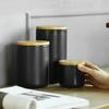 Ceramic Storage Jar Wide Application Multifunctional Non-skid Ceramic Seasoning Jars Durable