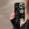 Capa de Celular Apple IPhone17 Estrela Tridimensional Doce e Cool 13 Epóxi X/8 Garota Popular 16/11 Adequada para 15promax