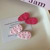 Cute Polka Dot Hair Clips Women Colorful Oval Hairpins Sweet Daily Hair Accessories for Girls Side Bangs Clip Headwear
