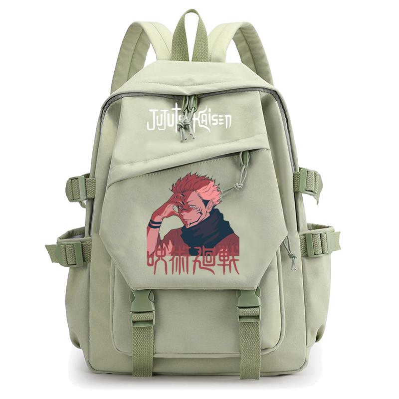 Anime Student Kawaii Backpack Kaisen Light Weight Bags Backpack for Boys Girls Hildren Back To School Schoolbag