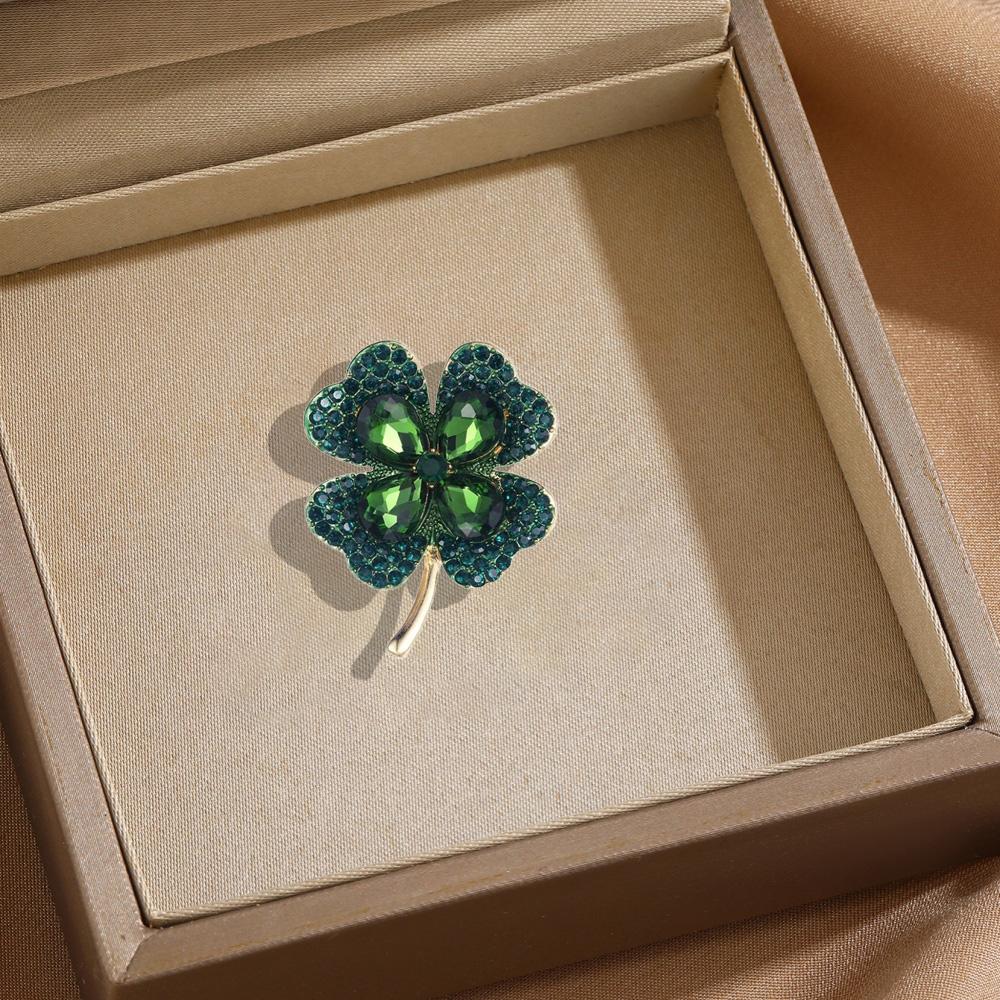 

High-end Plant-shaped Brooch Unisex Diamond-encrusted Alloy Corsage Brooch High-end Clothing Backpack Scarf Accessories Brooches синій