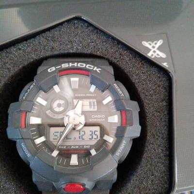 Used CASIO G-SHOCK GA-700 Black