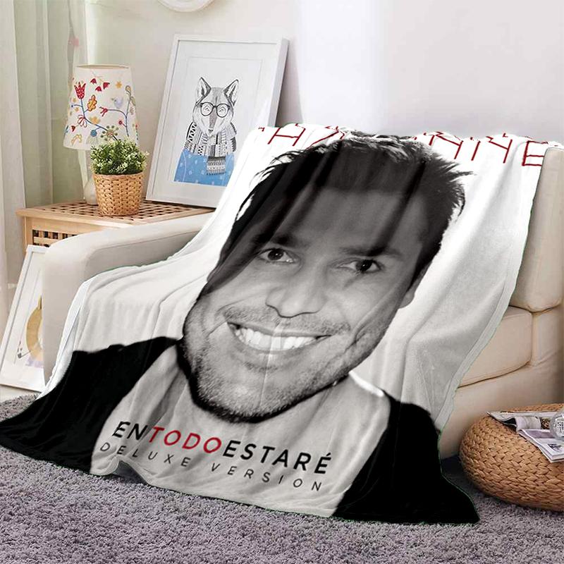3D Print Chayanne Puerto Rican Latin Pop Gift Blanket,Soft Throw Blanket for Home Bedroom Bed Sofa Travel Picnic Cover Kids